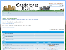 Tablet Screenshot of castlewars2.com